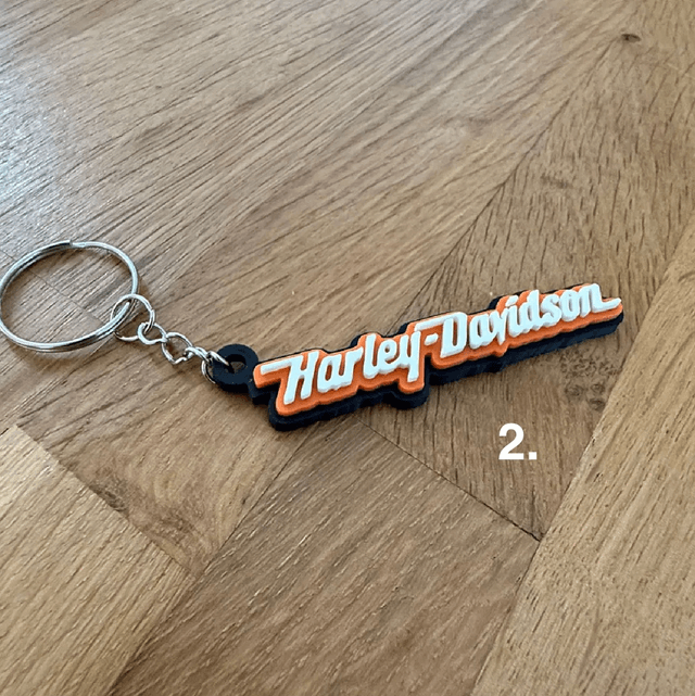 Porte-clés Harley Davidson relief 