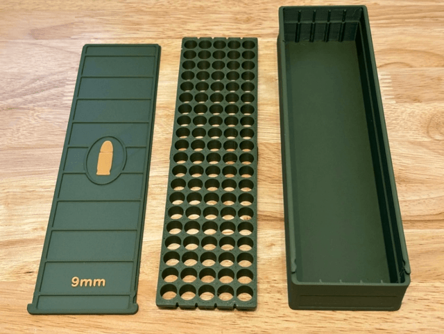 Boîte de rangement 9mm