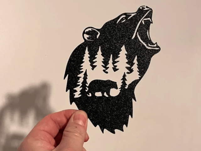 Cadre ours de montagne 