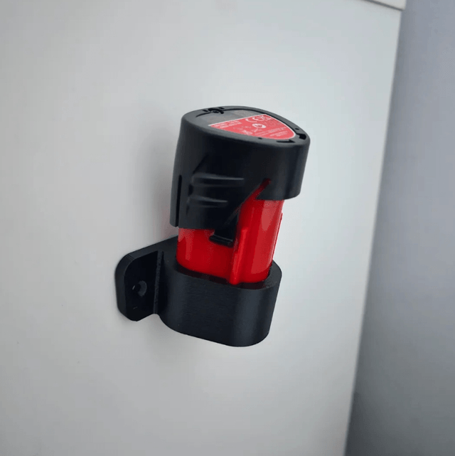 Support batterie Milwaukee M12 