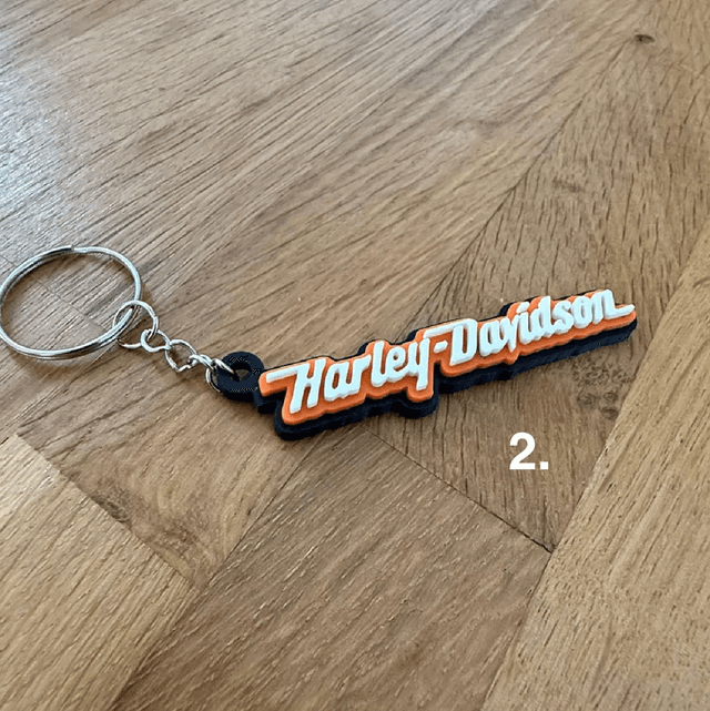 Porte-clés Harley Davidson relief 